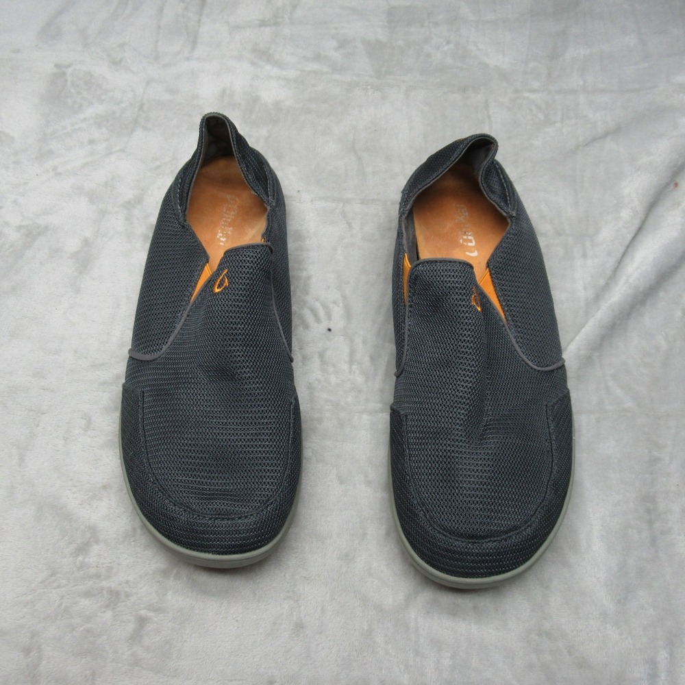 OluKai Men Shoes 11 Black Nohea Mesh Slip On Lightweight Comfort Casual Sneakers - Picture 4 of 15